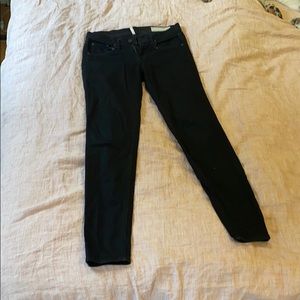 High rise skinny jeans